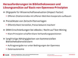 Sächsische Landesbibliothek – Staats- und UniversitätsbibliothekDresden slub-dresden.de
© Creative Commons Namensnennung4....
