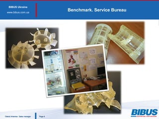 BIBUS Ukraine
www.bibus.сom.ua
Benchmark. Service Bureau
PagePage 88Oleksii Artemiev. Sales managerOleksii Artemiev. Sales manager
 
