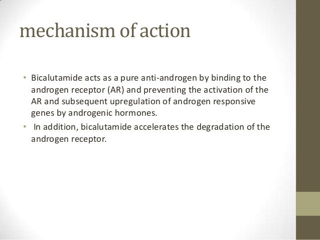 bicalutamide mechanism of action