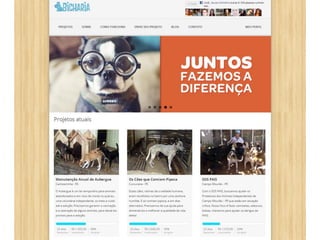 Apresentação do site "Bicharia"