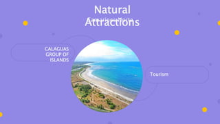 Tourism
CALAGUAS
GROUP OF
ISLANDS
Natural
Attractions
Camarines Norte
 