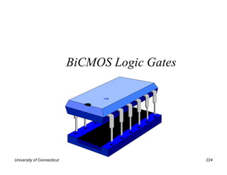 University of Connecticut 224
BiCMOS Logic Gates
 