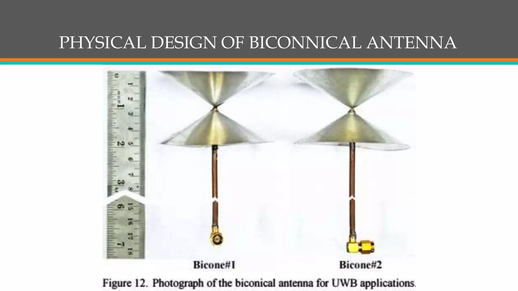 PHYSICAL DESIGN OF BICONNICAL ANTENNA
 