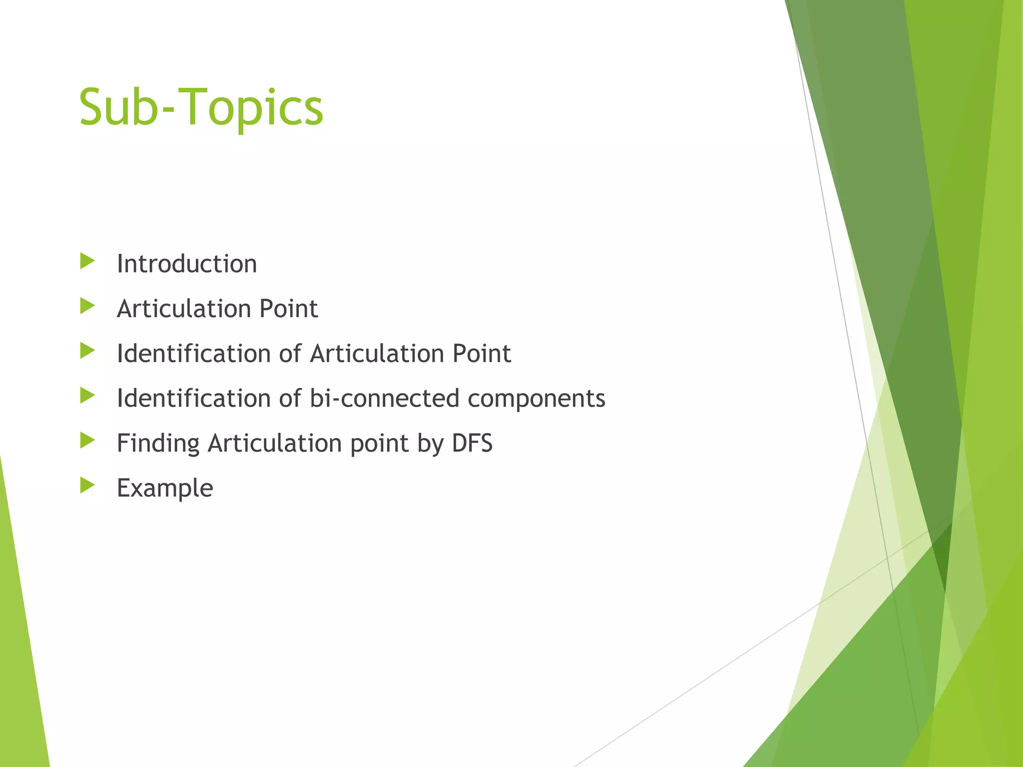 Biconnected components (13024116056) | PPT