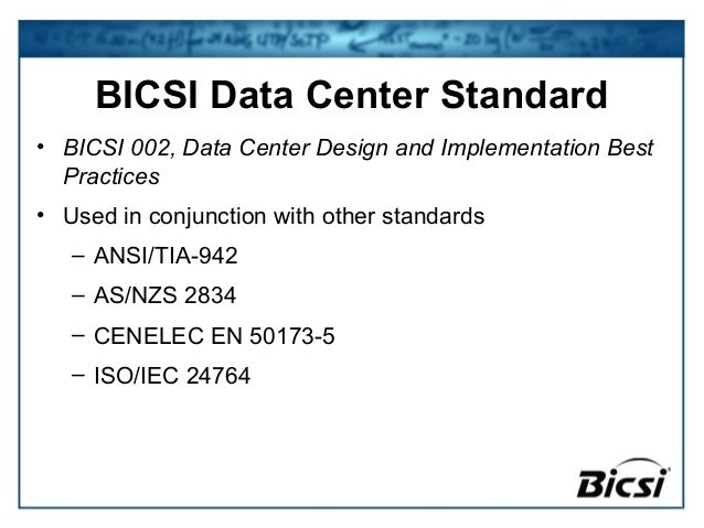 Betty Bezos Bicsi 002 Data Center Standard Betty Bezos Bicsi 002 Data Center Standard