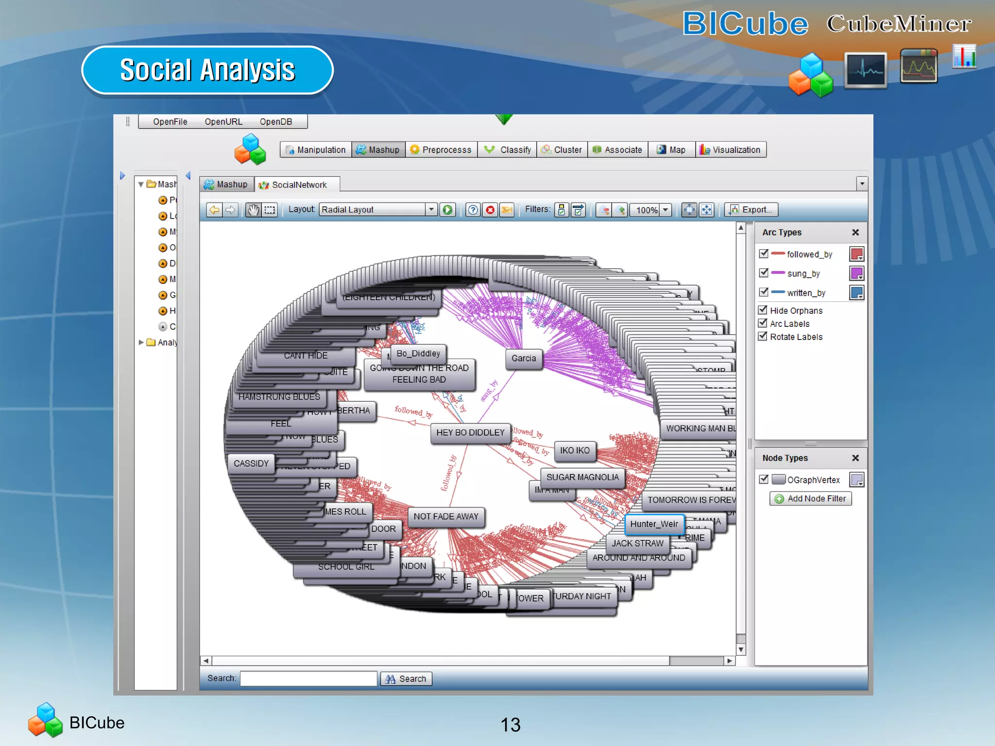 BICube 13
Social AnalysisSocial AnalysisSocial AnalysisSocial Analysis
 