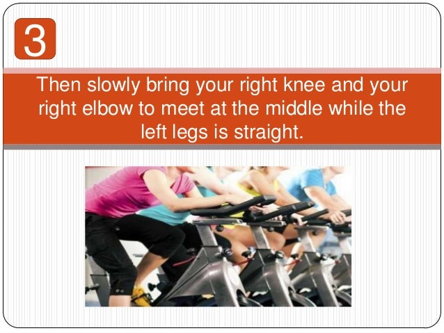 does riding a bike exercise your stomach
