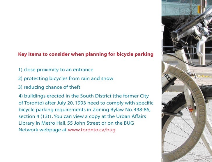 Bicycle Parking Guide