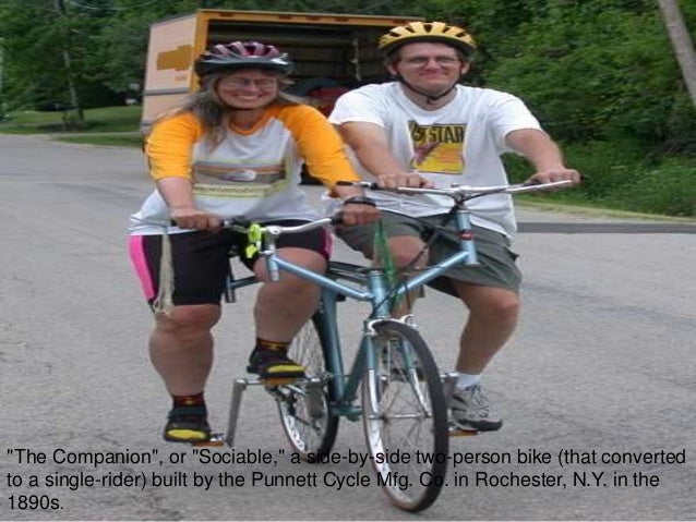 two person side by side bike