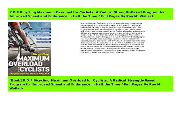 increasing cycling speed