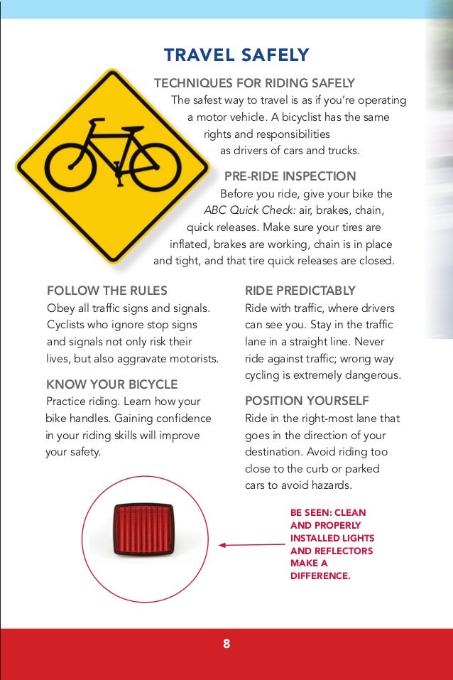 Bicycling for Transportation Texas Bicycle Laws.