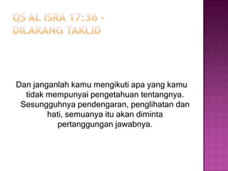 Tradisi yang dianggapibadah