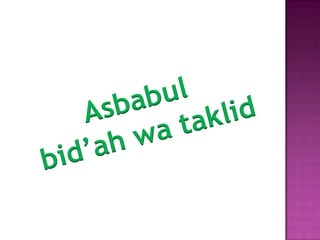 QS Al luqman 31:21~agama nenekmoyang~وإذا قيل لهم اتبعوا ما أنزل الله قالوا بل نتبع ما وجدنا عليه آباءنا أولو كان الشيطان يدعوهم إلى عذاب السعيرDan apabiladikatakankepadamereka: "Ikutilahapa yang diturunkan Allah". Merekamenjawab: "(Tidak), tapikami (hanya) mengikutiapa yang kamidapatibapak-bapakkamimengerjakannya". Dan apakahmereka (akanmengikutibapak-bapakmereka) walaupunsyaitanitumenyerumerekakedalamsiksaapi yang menyala-nyala (neraka)?