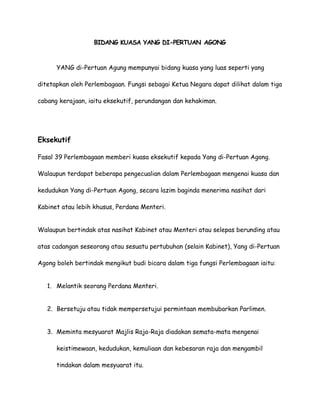 Bidang kuasa yang di