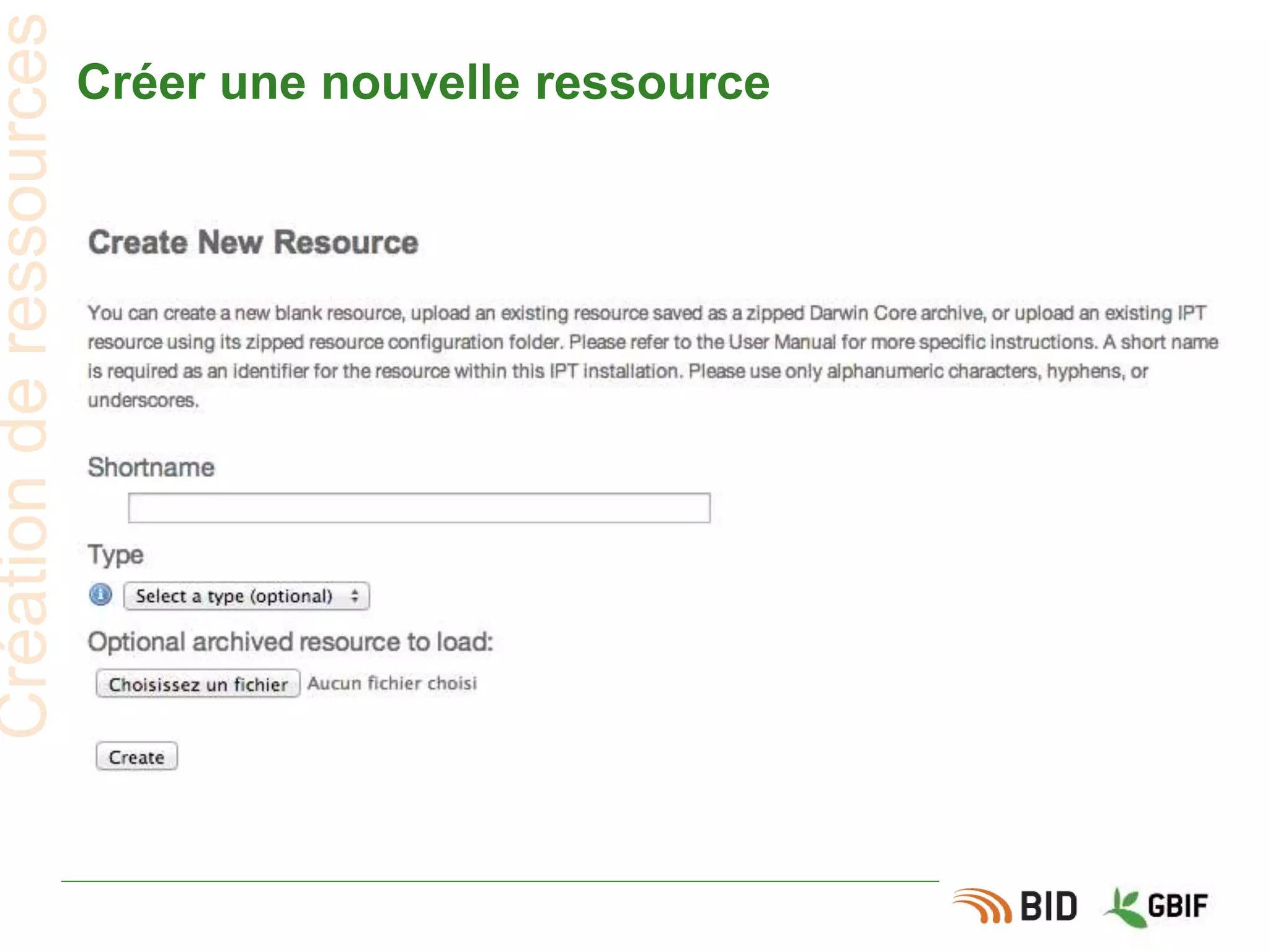 Créer une nouvelle ressource
Créationderessources
 