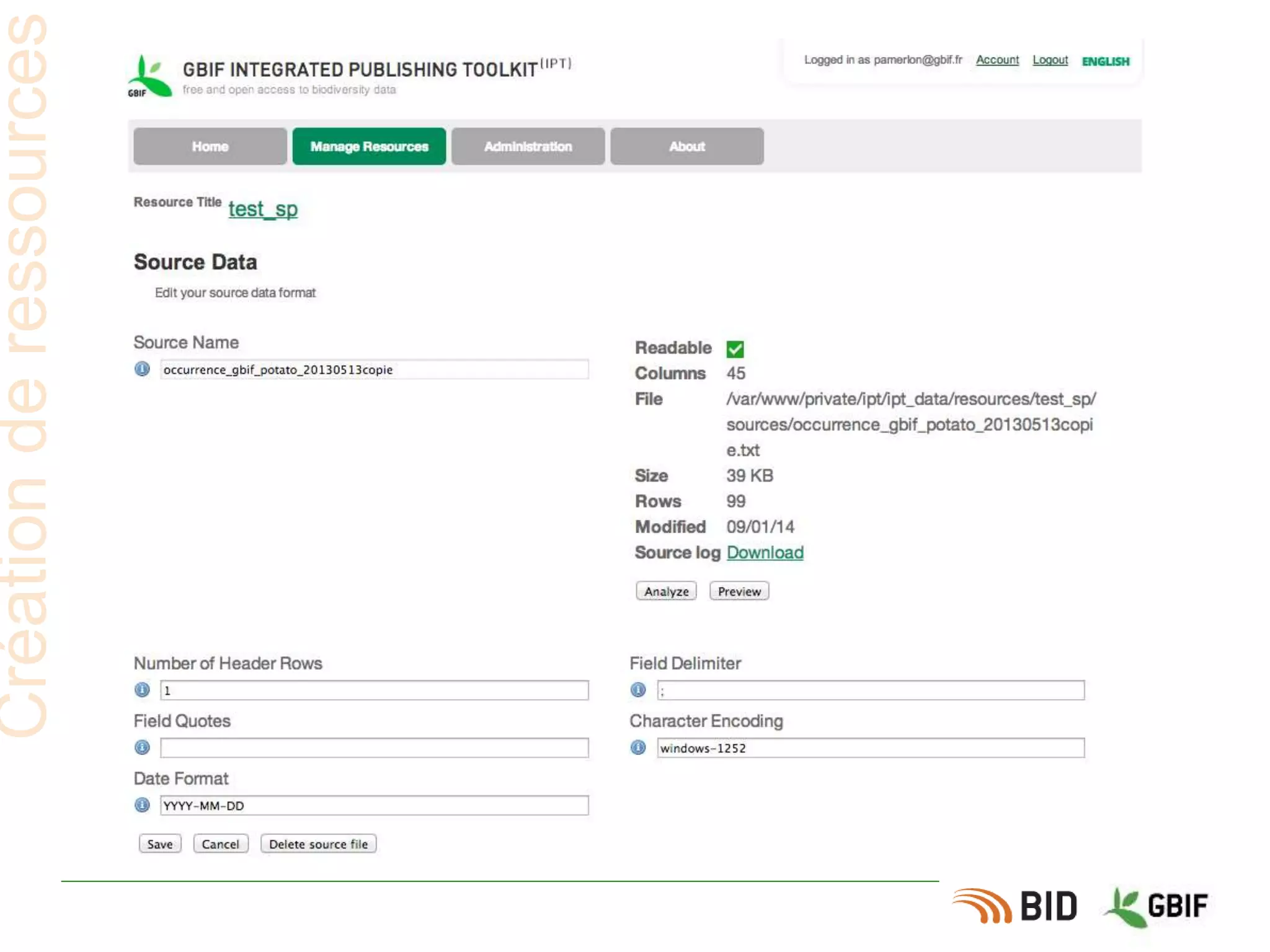 Créationderessources
 