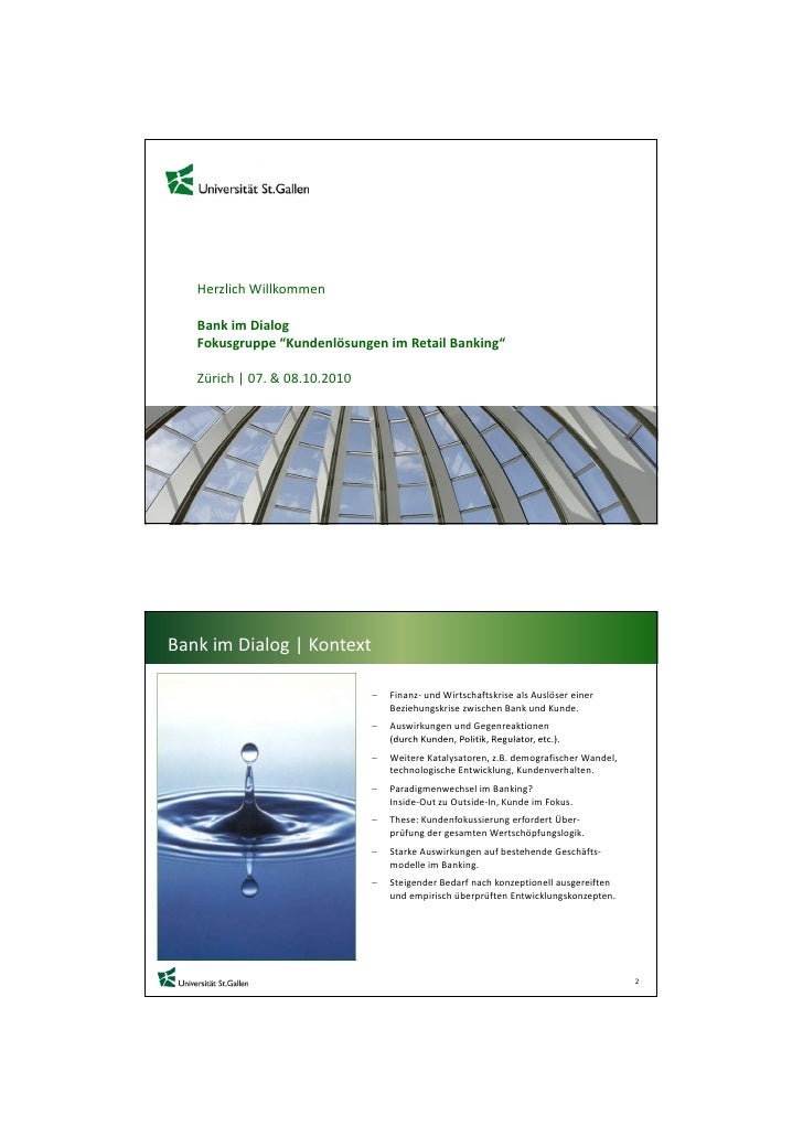 Bank Im Dialog Zielkunden Banking Als Strategieoption Fur Retailban