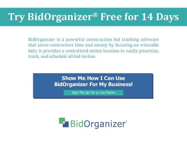 bid tracking software