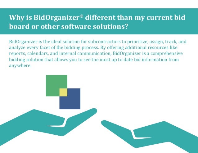 faq s understanding bidorganizer a construction bid tracking softw
