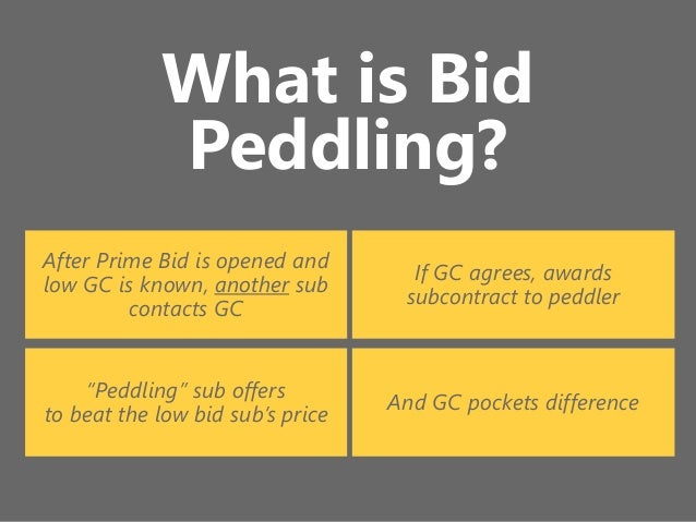 Bid Shopping bid shopping bid peddling what it is why it hurts and Bid Shopping bid shopping bid peddling what it is why it hurts and