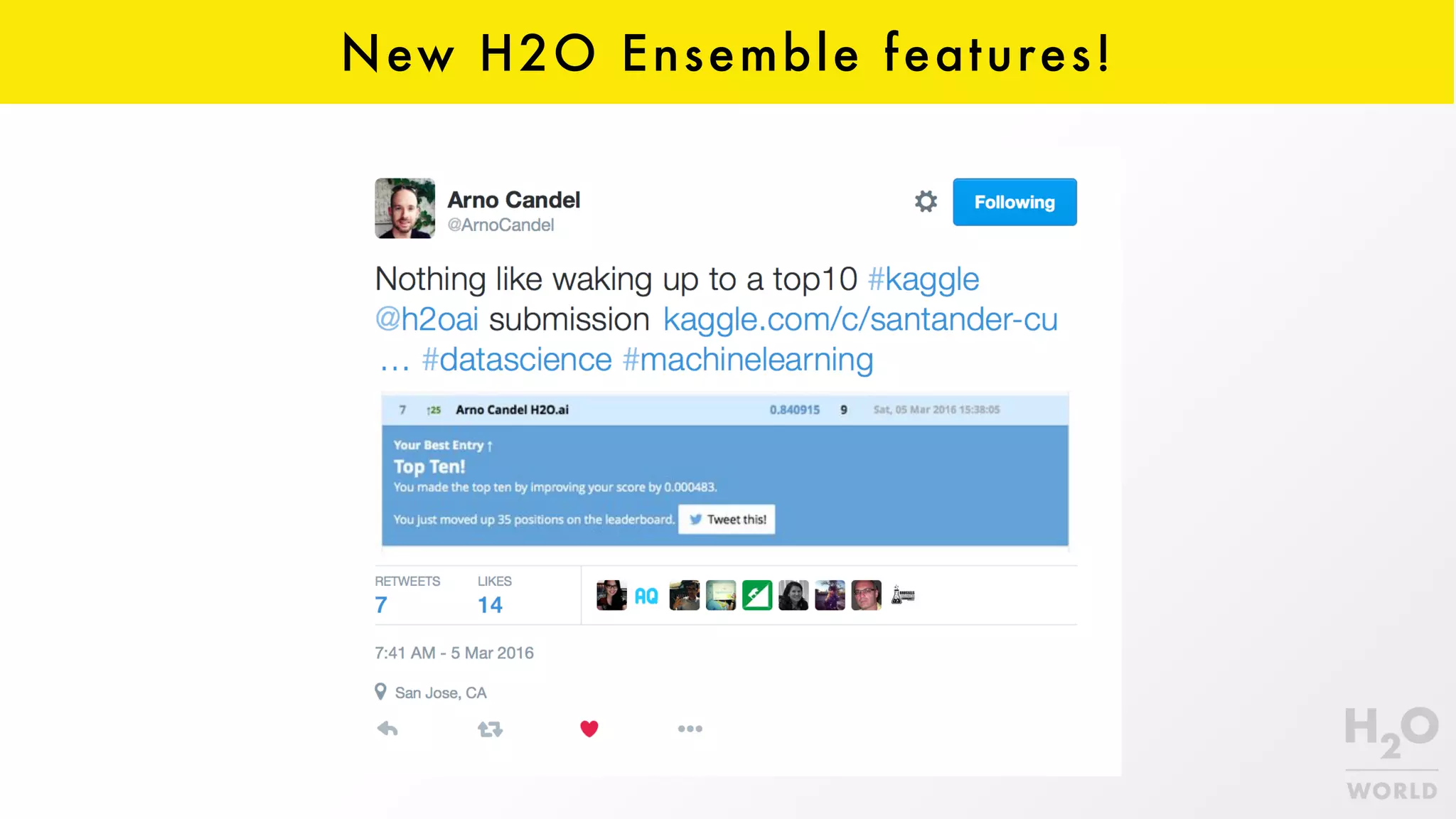New H2O Ensemble features!
 