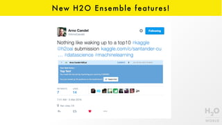 New H2O Ensemble features!
 