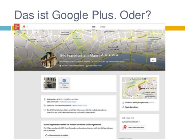 Google kennenlernen