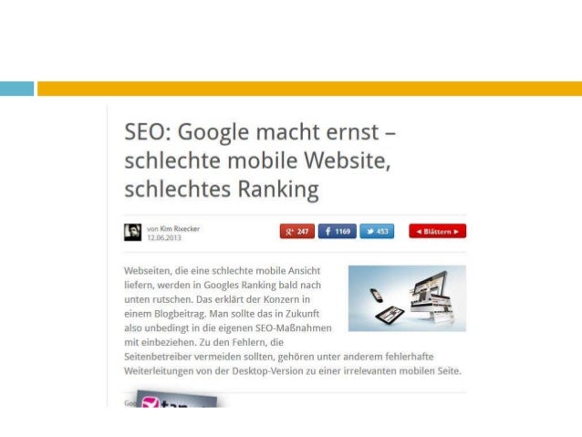 Google kennenlernen