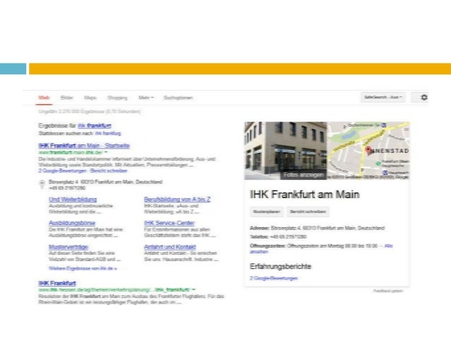 Google kennenlernen