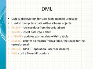 IM02: Database Language | PPT image.