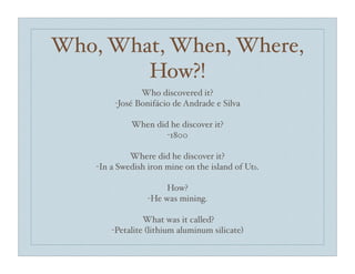 Biello Element Profile