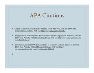 Biello Element Profile