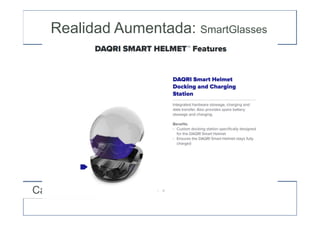 Realidad Aumentada: SmartGlasses
Casco Daqri
 