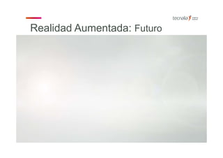 Lentillas
Realidad Aumentada: Futuro
 