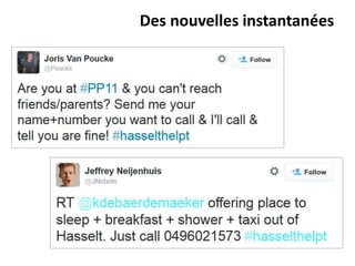 Des nouvelles instantanées
 