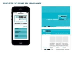 PROPUESTA PRELIMINAR APP Y PAGINA WEB 
 