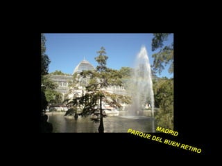 MADRID  PARQUE DEL BUEN RETIRO   