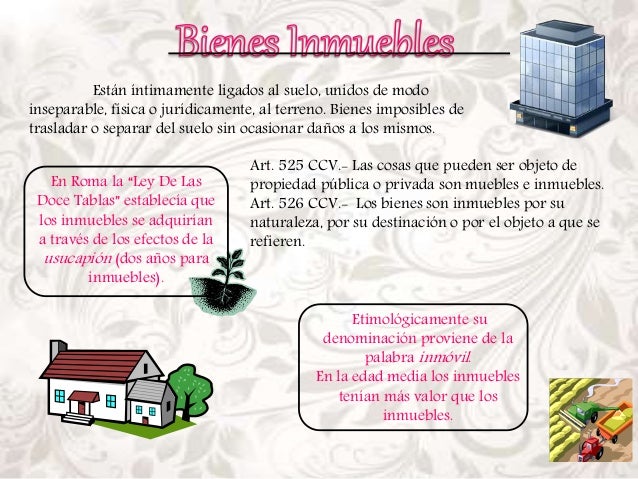 Bienes muebles e inmuebles