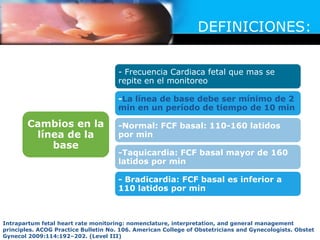 Bienestar fetal | PPTX