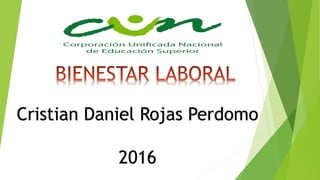 Cristian Daniel Rojas Perdomo
2016
 