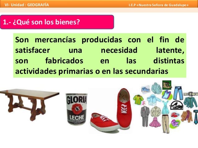 Bienes y servicios