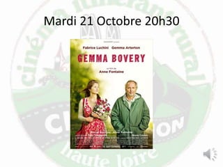 Mardi 21 Octobre 20h30