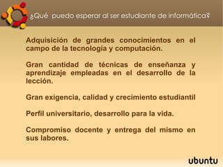 Podríamos definirla, como una materia de gran importancia ya que pretende ser puente entre el gusto vocacional del estudiante y su futuro universitario. 