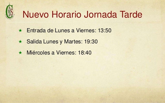Bienvenida año escolar 2013