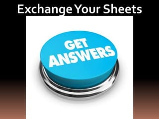 Exchange Your Sheets 
 
