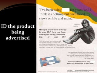 178 
ID the product 
being 
advertised 
 