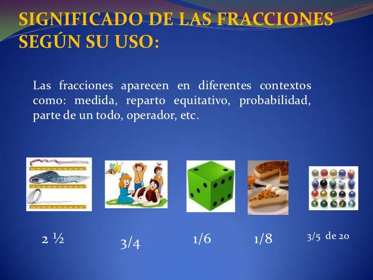 Las Fracciones En La Vida Cotidiana