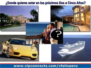 ¿Donde quieres estar en los próximos Dos a Cinco Años? 