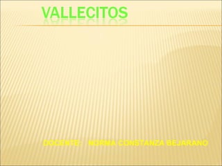 DOCENTE: NORMA CONSTANZA BEJARANO
 