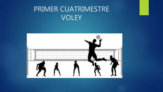 PRIMER CUATRIMESTRE
VOLEY
 
